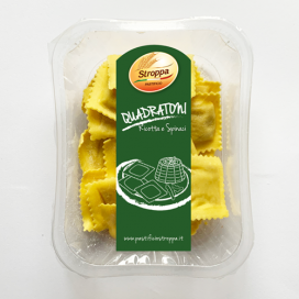 Quadratoni Ricotta e Spinaci | Pastificio Stroppa